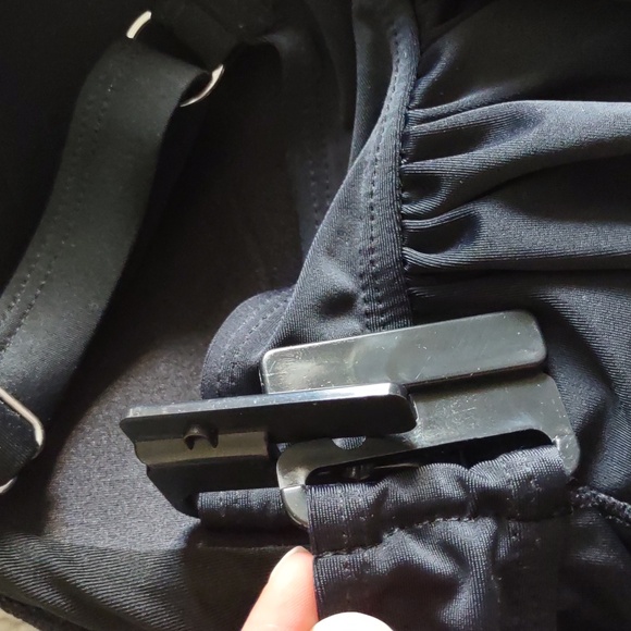 NWT Meet.Curve 4XL Black Ruffle Bikini Top - Picture 7 of 9